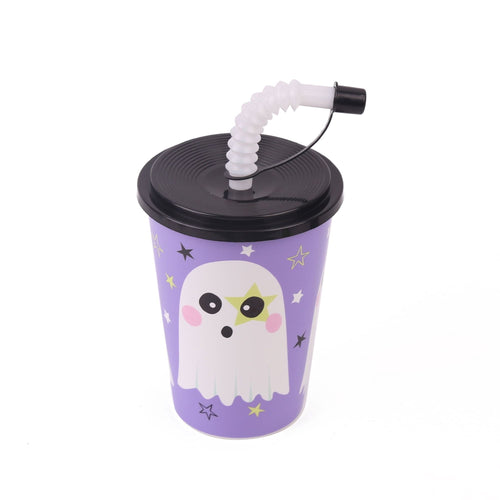 Halloween Plastic Mini Tumbler Party Favor with Ghost Design, 13 oz, by Way To Celebrate EasyOptionXY LLC