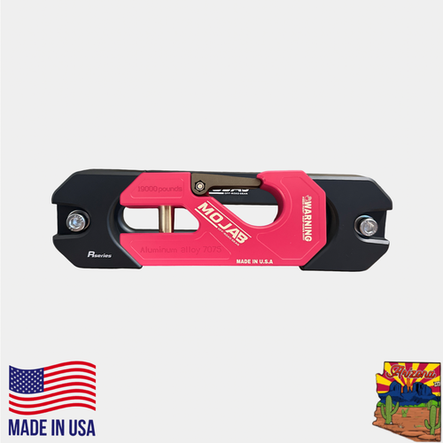 Aluminum Recessed Winch Shackle with Fairlead Kit, closed latch (LIFE TIME WARRANTY*) MOJAB OFFROAD