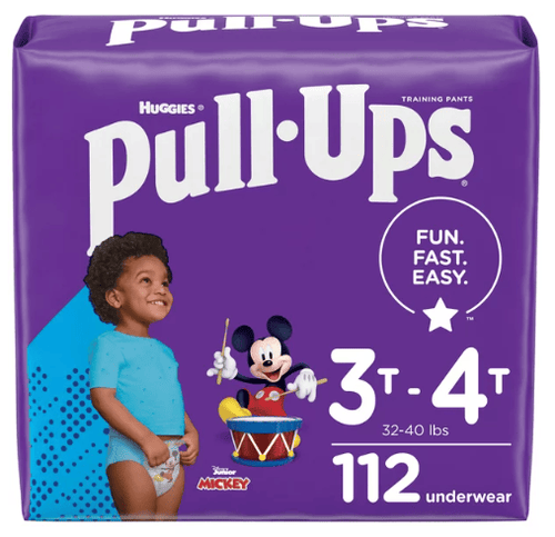 Pull-Ups Boys' Potty Training Underwear Size 5; 3T-4T; 112 Ct