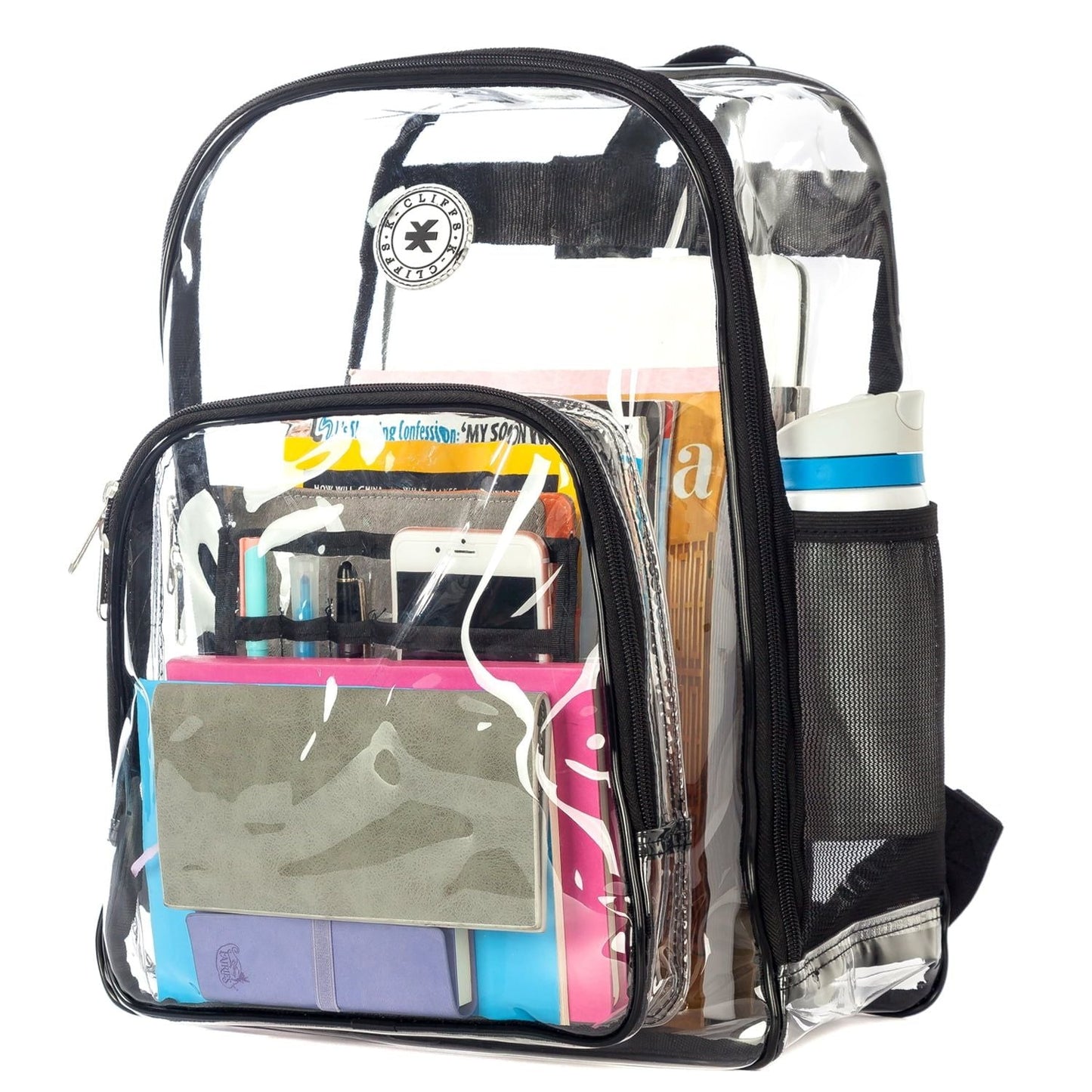 K-Cliffs Unisex Heavy Duty Clear Backpack EasyOptionXY LLC