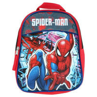 Spider-Man Toddler Mini Backpack 11" Black Red Web Slinging Marvel Boys EasyOptionXY LLC