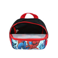 Spider-Man Toddler Mini Backpack 11" Black Red Web Slinging Marvel Boys EasyOptionXY LLC