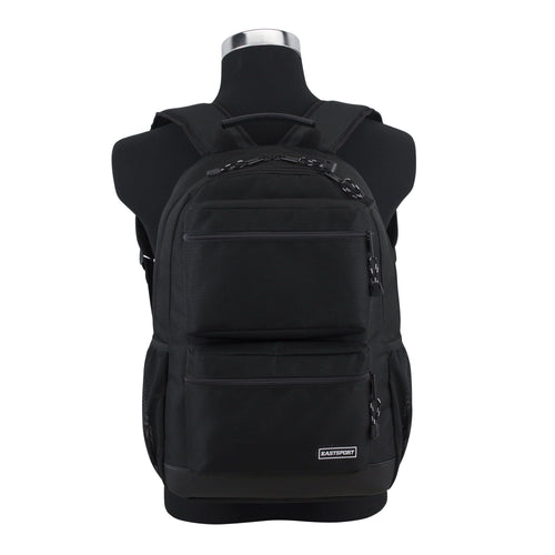 Eastsport Unisex Campus Tech Backpack Black EasyOptionXY LLC