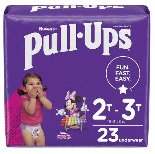 Pull-Ups Girls' Potty Training Underwear Size 4; 2T-3T; 23 Ct EasyOptionXY LLC