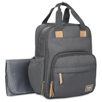 BB Gear by Baby Boom Back Pack Diaper Bag, Grey Heather EasyOptionXY LLC