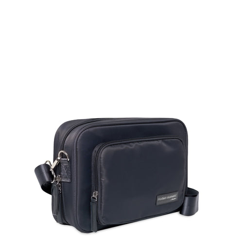 Modern Moments by Gerber Crossbody Diaper Bag with Changing Pad, Dark Gray EasyOptionXY LLC