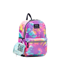 Justice Girls 17" Laptop Backpack with Pouch 2-Piece Set, Purple Tie-Dye EasyOptionXY LLC