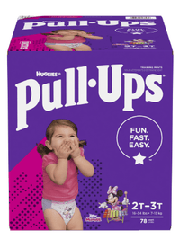 Pull-Ups Girls' Potty Training Underwear Size 4; 2T-3T; 78 Ct EasyOptionXY LLC