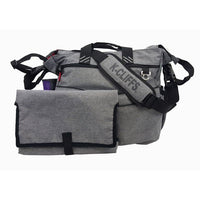 K-Cliffs Unisex Diaper Bag Tote With Changing Pad Travel Baby Boy Girl Bag for Mom & Dad Gray Heather, Adults EasyOptionXY LLC