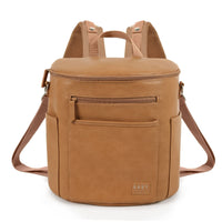 Leatherette Backpack Diaper Bag EasyOptionXY LLC