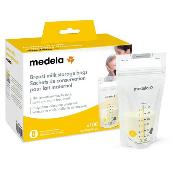 Medela Breast Milk Storage Bags, 6oz/180ml, 100-pack EasyOptionXY LLC