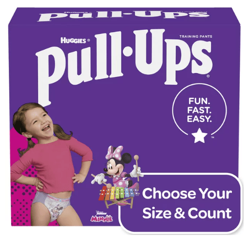 Pull-Ups Girls' Potty Training Underwear Size 5; 3T-4T; 70 Ct EasyOptionXY LLC