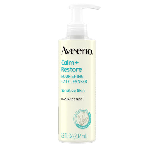 Aveeno Calm + Restore Gentle Nourishing Oat Face Cleanser, 7.8 fl oz EasyOptionXY LLC