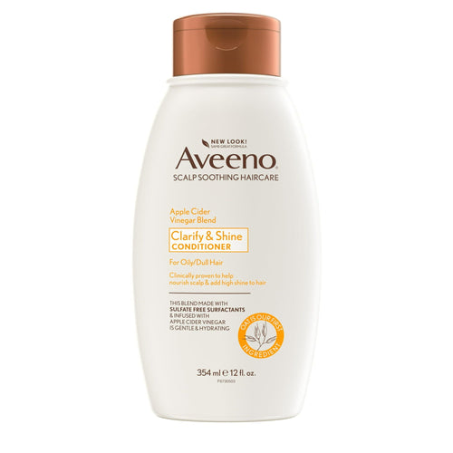 Aveeno Apple Cider Vinegar Clarifying Conditioner, Shine Boosting, Nourishing, for Dull Hair, 12 fl oz EasyOptionXY LLC