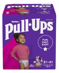 Pull-Ups Girls' Potty Training Underwear Size 5; 3T-4T; 70 Ct EasyOptionXY LLC
