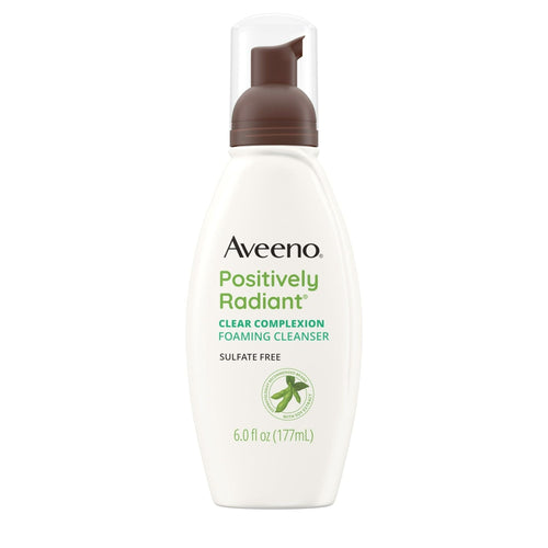 Aveeno Clear Complexion Foaming Facial Cleanser, Oil-Free Acne Face Wash, 6 fl oz EasyOptionXY LLC