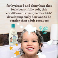 Aveeno Kids Curly Hair Conditioner, Tear Free Curl Hair Products, 12 fl oz EasyOptionXY LLC