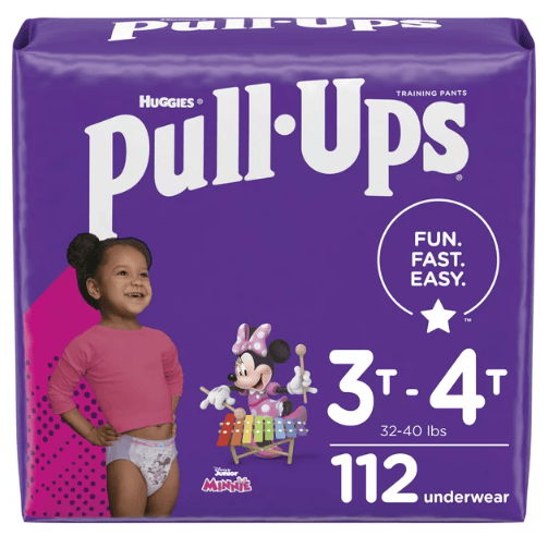 Pull-Ups Girls' Potty Training Underwear Size 5; 3T-4T; 112 Ct EasyOptionXY LLC