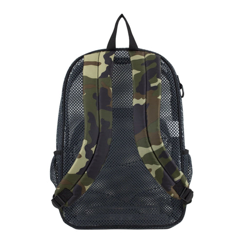 Eastsport Unisex Mesh Bungee Backpack with Padded Shoulder Straps, Graphite & Camouflage EasyOptionXY LLC
