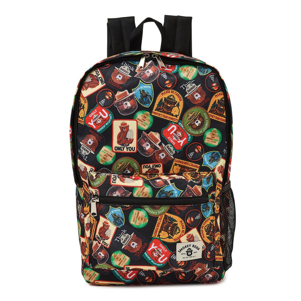 Smokey Bear Unisex 18" Backpack with Internal Laptop Sleeve, Multi-Color EasyOptionXY LLC