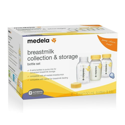 Medela Breast Milk Collection & Storage Bottles - 5 oz, 6 pack EasyOptionXY LLC