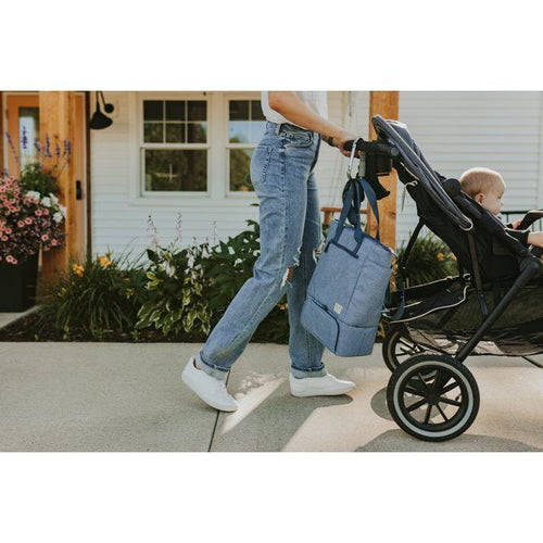 Baby Innovations by Arctic Zone Convertible Diaper Bag with Dual Compartment, Navy Blue EasyOptionXY LLC