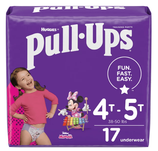 Pull-Ups Girls' Potty Training Pants Size 6; 4T-5T; 17 Ct EasyOptionXY LLC