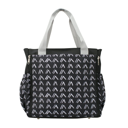 iPack Baby 13" Drop Front Diaper Bag Tote, Arrow Print | Gray EasyOptionXY LLC