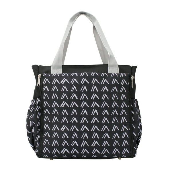 iPack Baby 13" Drop Front Diaper Bag Tote, Arrow Print | Gray EasyOptionXY LLC
