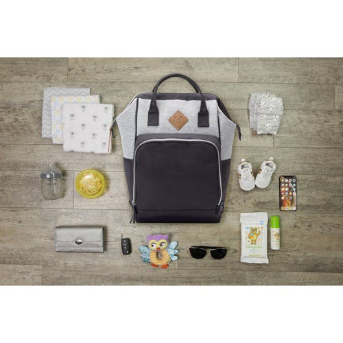 BB Gear Backpack Diaper Bag with Adjustable Shoulder Strap, Gray EasyOptionXY LLC
