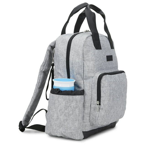 Monbebe Rebel Diaper Bag Backpack with Changing Pad and Stroller Hooks, Grey EasyOptionXY LLC