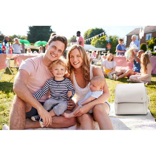 iPack Zipper Pockets Backpack Diaper Bag, Gray EasyOptionXY LLC