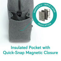 Nanobebe Large Capacity Waterproof Tote Diaper Bags, Gray EasyOptionXY LLC