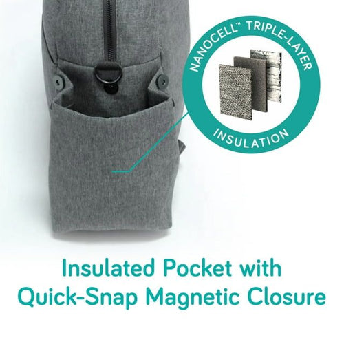 Nanobebe Large Capacity Waterproof Tote Diaper Bags, Gray EasyOptionXY LLC