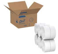 Scott Essential Coreless JRT, Septic Safe, 1-Ply, White, 2300 ft, 12 Rolls/Carton -KCC07005 EasyOptionXY LLC
