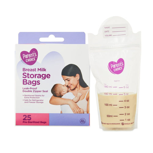 Parent's Choice Breast Milk Storage Bag, 25 Count EasyOptionXY LLC