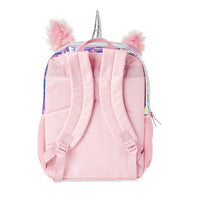 Wonder Nation Girls 17" Laptop Backpack with Lunch Bag 2-Piece Set, Pink Multi-Color Unicorn Queen EasyOptionXY LLC
