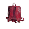 iPack Croc Backpack Diaper Bag with Adjustable Straps and Top Carry Handle, Maroon EasyOptionXY LLC