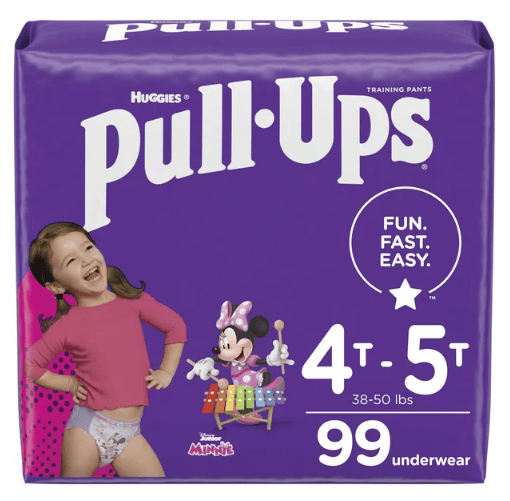 Pull-Ups Girls' Potty Training Underwear Size 6; 4T-5T; 99 Ct EasyOptionXY LLC