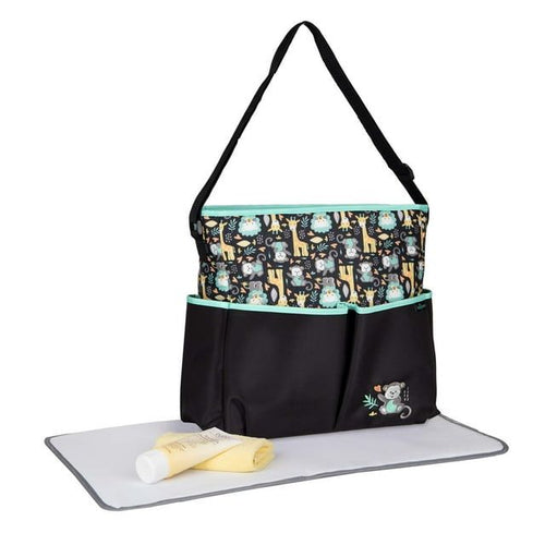 Baby Boom Tote Diaper Bag with Adjustable Shoulder Strap, Black EasyOptionXY LLC