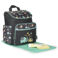 Baby Boom Adjustable Shoulder Strap Changing Pad Included Inside Pockets Backpack Diaper Bags, Gray EasyOptionXY LLC