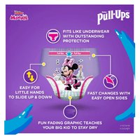 Pull-Ups Girls' Potty Training Underwear Size 6; 4T-5T; 99 Ct EasyOptionXY LLC