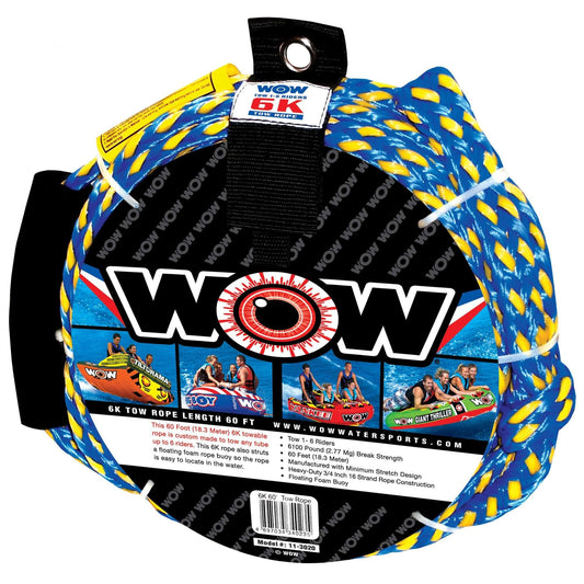 WOW Sports 6K 60' Tow Rope (11-3020)