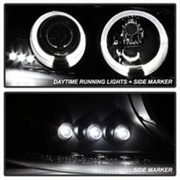 Spyder GMC Sierra 1500/2500 99-06 Projector Headlights LED Halo LED Blk Smke PRO-YD-CDE00-HL-BSM OffRoadUSA.com