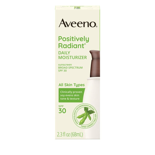 Aveeno Positively Radiant Daily Face Moisturizer Lotion with SPF 30, 2.3 oz EasyOptionXY LLC