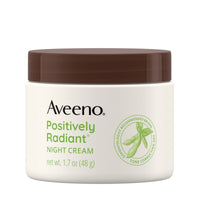 Aveeno Positively Radiant Moisturizing Face & Neck Night Cream, 1.7 oz EasyOptionXY LLC