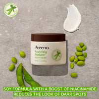 Aveeno Positively Radiant Moisturizing Face & Neck Night Cream, 1.7 oz EasyOptionXY LLC