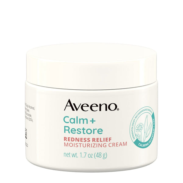 Aveeno Calm + Restore Redness Relief Cream, Face Moisturizer, 1.7 oz EasyOptionXY LLC