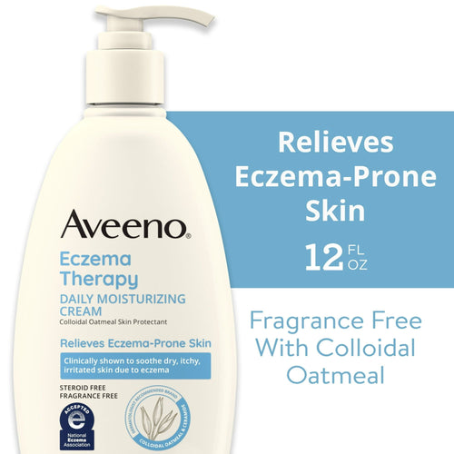 Aveeno Eczema Therapy Daily Soothing Body Cream, Steroid-Free, 12 oz EasyOptionXY LLC