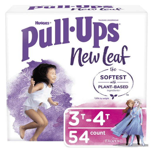 Pull-Ups Girls' New Leaf Training Pants Size 3T-4T; 54 Ct EasyOptionXY LLC